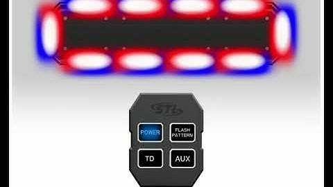 DEMO: MultiColor K-Force® Mini Bar Interactive Player! SpeedTechLights.com