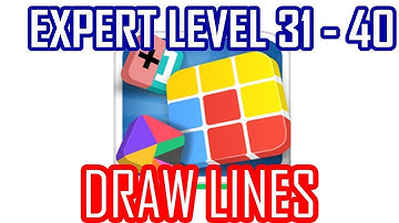 Puzzle Joy | Draw Lines | Expert | Level 31 - 40 | Answers