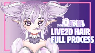 Live2D Hair Rigging Full Process | Vtuber Commissions: OPEN |