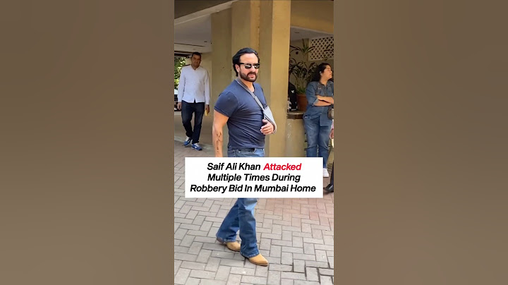 Saif Ali Khan INJURED In House After Being ATTACKED Multiple Times During Robbery Bid | #shorts