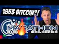 Mara marathon really is number 1  1853 btc bitcoin