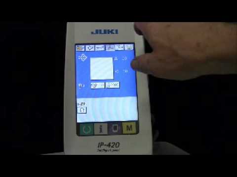 Juki AMS210EN1360 IP420 quick start programming tutorial