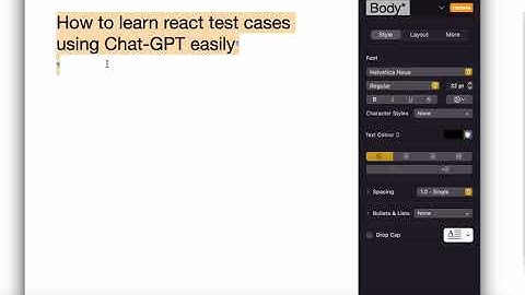 Learn React Test Cases using OpenAI ChatGPT