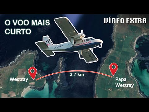 Vídeo: Os voos programados mais curtos do mundo