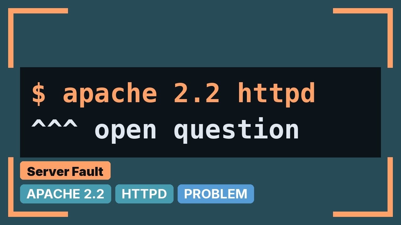 Apache: error reading information on service httpd: No such file or ...