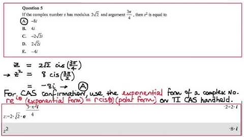 SM 2014 VCAA Exam 2 MC Q1 to 8