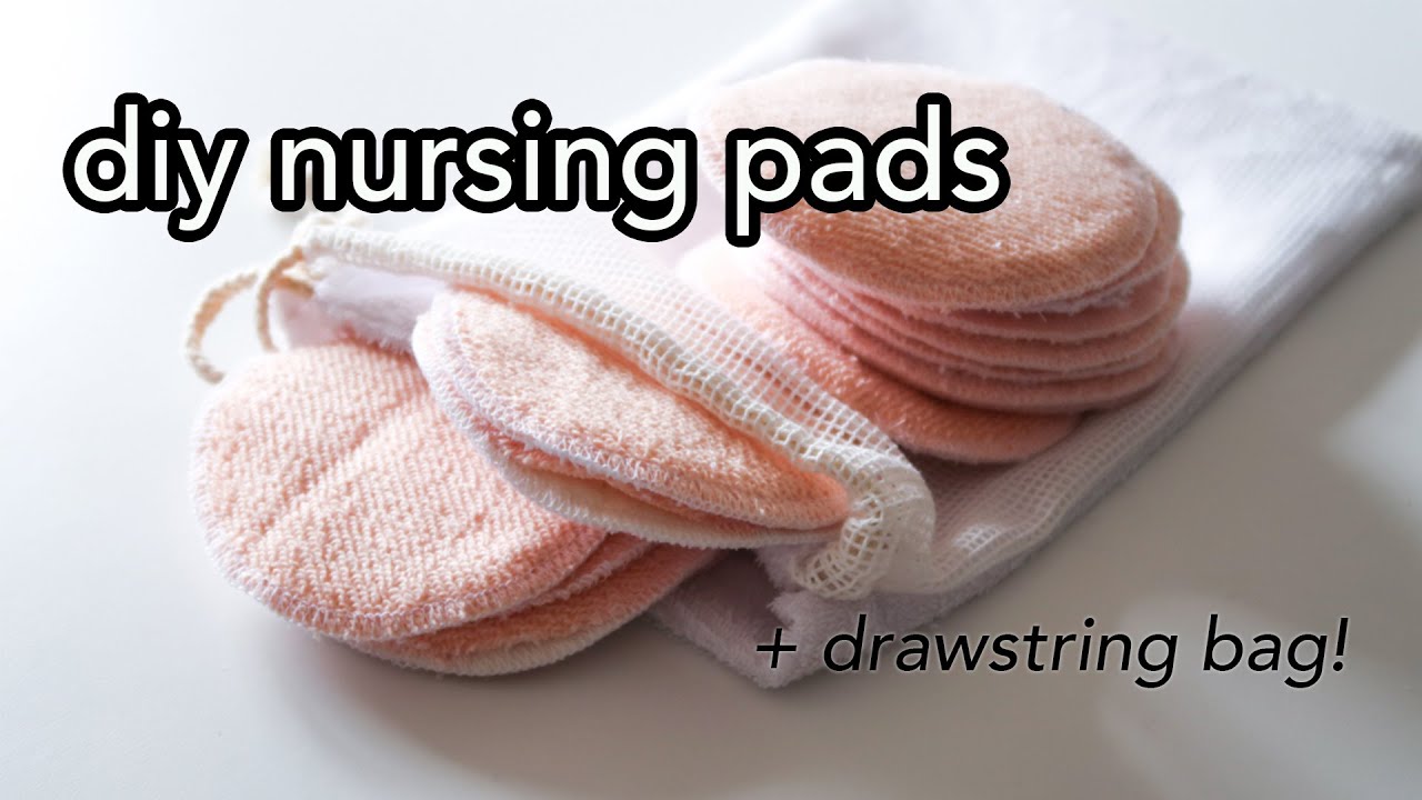 DIY Reusable Nursing Pads for Breastfeeding 🍼 Washable cotton rounds  sewing tutorial 