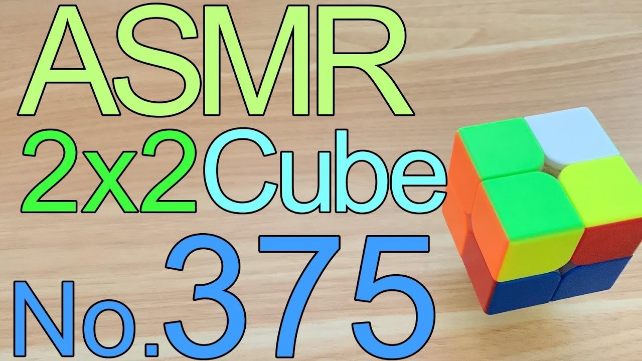 [2x2] No.375 Rubik's Cube Practice | scramble | ASMR for Sleep and ...