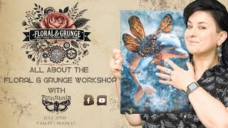Finnabair Class in CA this September - Floral and Grunge Workshop!