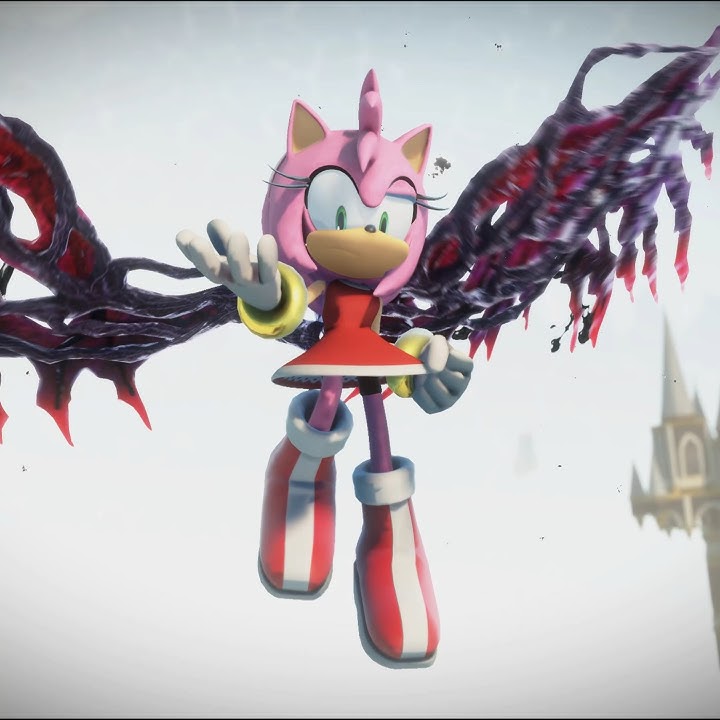 Amy Rose Become Angel of Darkness #shorts