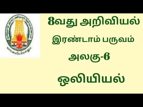 ஒலியியல்|8th science new book|Term 2|unit-6|AF TNPSC short notes