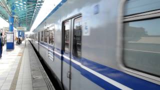 台灣鐵路-EMU400型列車離站(浮洲)