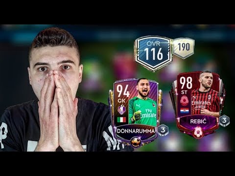 DONNARUMMA I REBIC NA 3 RANKU + 116 OVR TIMA | FIFA MOBILE ...