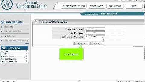 How to change your Account Management Center Password - Canadian Web Hosting