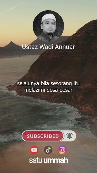 Dosa dan Ujian | Darjat Di Sisi Allah | Ceramah Ustaz Wadi Annuar