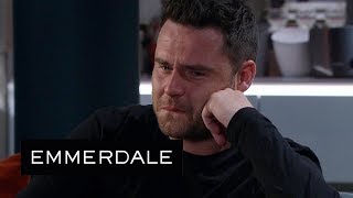 Emmerdale - Robert Tells Aaron He Could Face Life Imprisonment for Attacking Lee