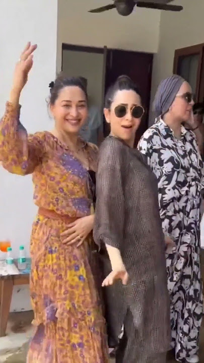 Madhuri Dixit & Karisma Kapoor recreate the iconic dance from #DilToPagalHai #shorts #dance