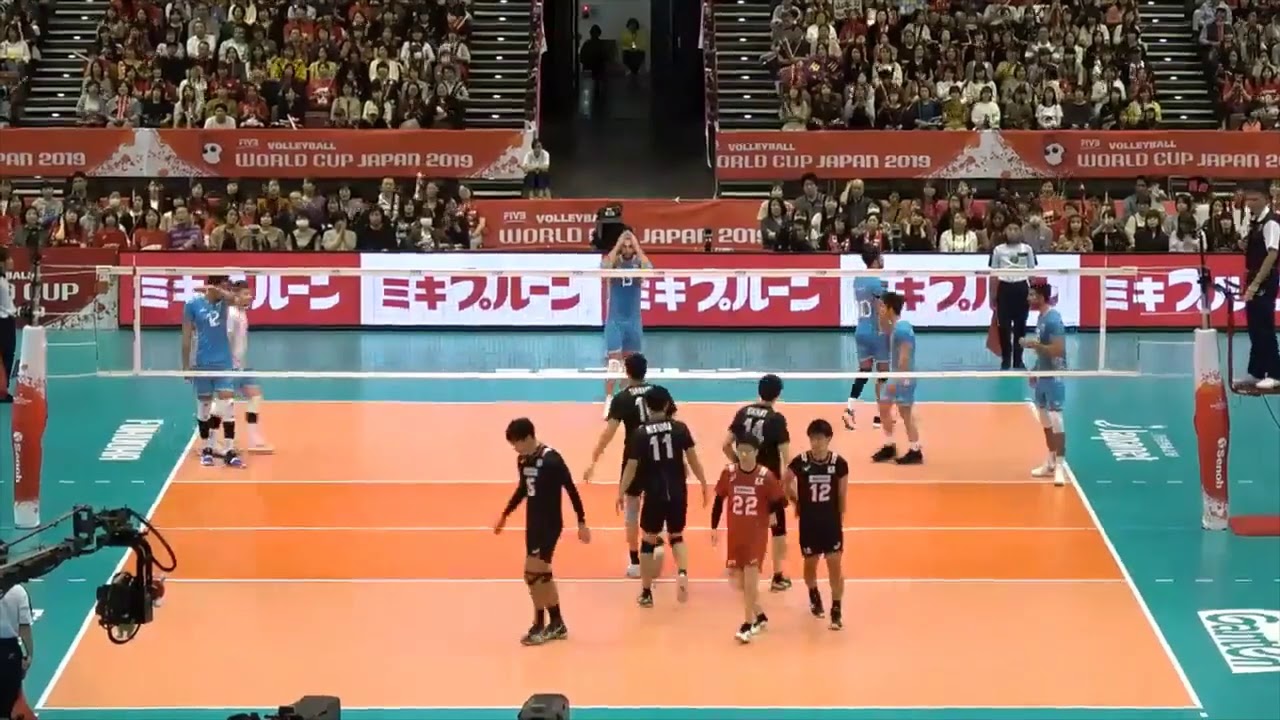 ARGENTINA v JAPAN FULL SET 3 OCT 06 2019 WORLD CUP MEN'S