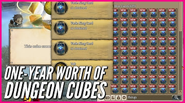 Tree of Savior: One-Year Worth of Dungeon Cubes