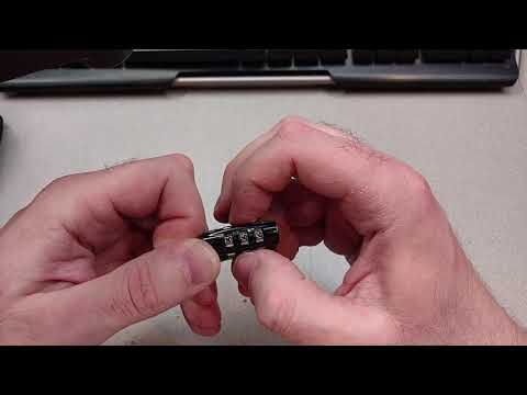 TSA approved MasterLock picked and decoded