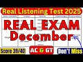 LISTENING IELTS PRACTICE TEST FOR DECEMBER 2025 WITH ANSWERS | IELTS LISTENING