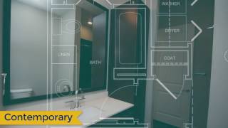 Mercer Crossing   1A Contemporary Floor Plan
