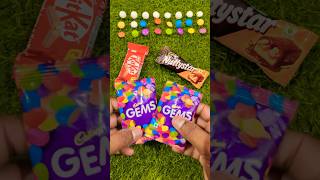 Cadbury Gems Candy Chocolate🍫Opening Video | #cadbury #gems #gemscandy #kitkat #satisfying #shorts