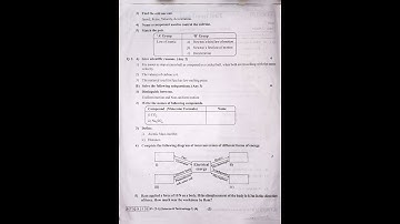 science question paper 9th class vidya vikas 2025-26