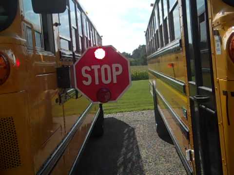 school bus warning lights youtube