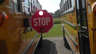 School bus warning lights