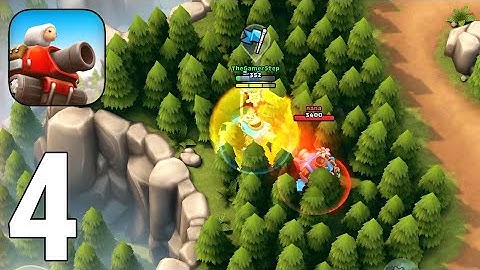 Pico Tanks: Multiplayer Mayhem Gameplay Walkthrough Part 4 - Hold The Flag [iOS/Android Games]