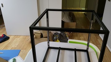 Voron 2.4 350x350x350mm Build Frame and Linear Rails Done!