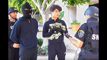 Bank Robbery Prank Gone Wrong! (Stokes Twins) (deleted video)