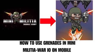 How to Use Grenades in Mini Militia Mobile Game [Noob Guide] screenshot 5