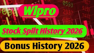 Wipro Bonus History || Wipro Stock Spilt 2026