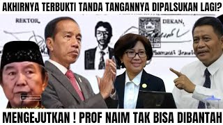 Uproar! Can Prof. Naim's signature on the diploma be denied? JKW panics after it was just revealed?