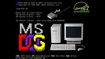 How to install MS-DOS 6.22 from USB