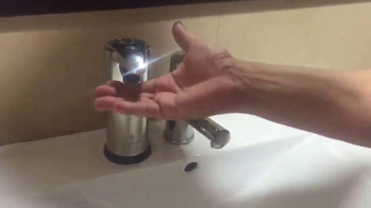 Leapair Dispensador de Jabón Automático Jabonera Sin Contacto Dosificador, Dispensador de jabon con - YouTube