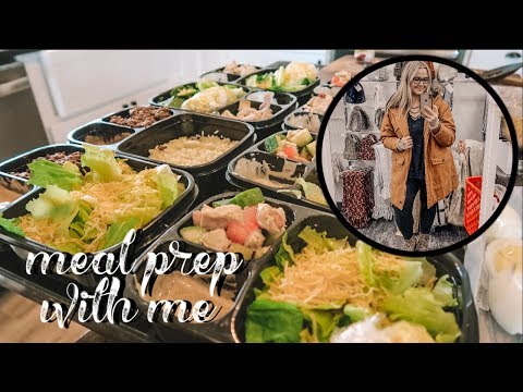 WORK WEEK LUNCHES | MEAL PREP WITH ME | POSTPARTUM WEIGHT LOSS