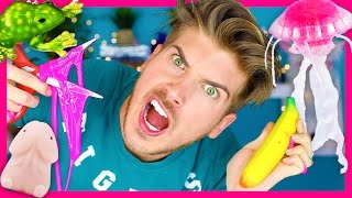 CUTTING OPEN WEIRD STRESS TOYS!