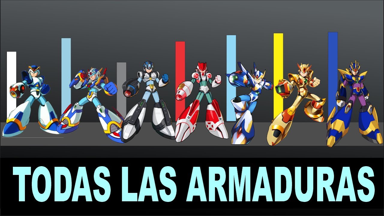 TODAS las Armaduras de Megaman de la mas Débil a la mas Poderosa-  Megaman X / Videojuegos