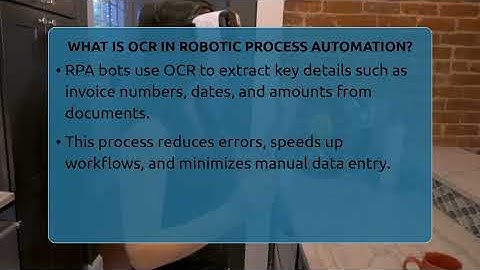 What Is OCR In Robotic Process Automation? - Talking Tech Trends