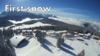 First snow Chamrousse