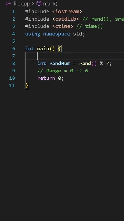 C++ Random Numbers - YouTube