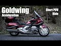 POV Ride: 2021 Honda Goldwing ACCELERATION