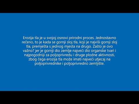 Video: Što Je Erozija Tla