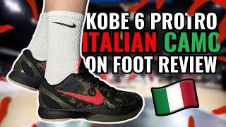 LIMITED! Nike Kobe 6 Protro “Italian Camo” (2024) Review, Sizing & On Feet!