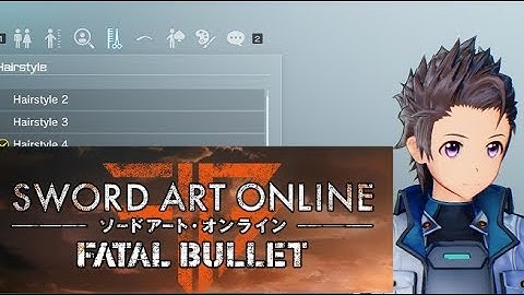 Sword Art Online: Fatal Bullet - Part 1 Character Creation and Introduction