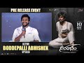 Actor Boddepalli Abhishek Speech @ Aarambham Pre Release Event | Mohan Bhagat | Ajay Nag V