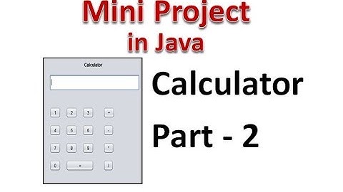 Calculator in Java (Mini Project) Part 2 - Hindi